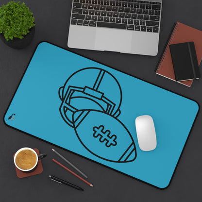 Desk Mat: Football Turquoise