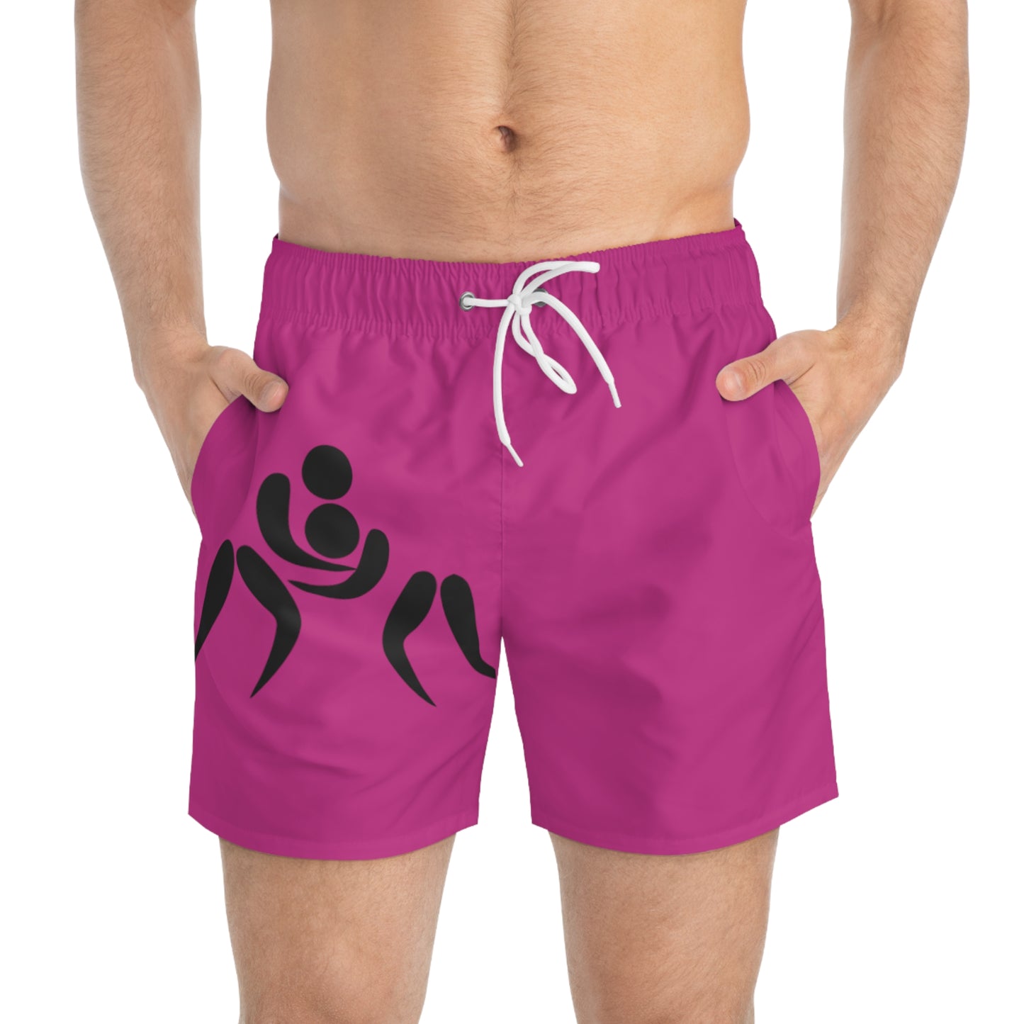 Swim Trunks: Wrestling Pink