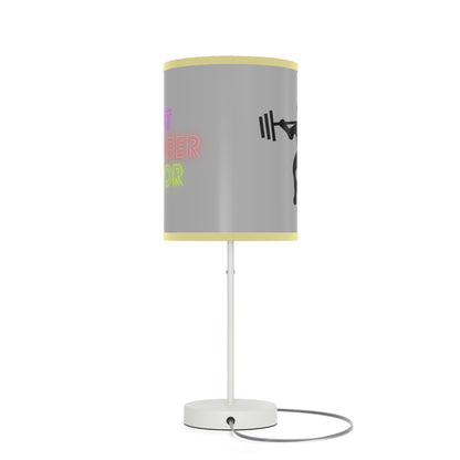 Lamp on a Stand, US|CA plug: Weightlifting Lite Grey