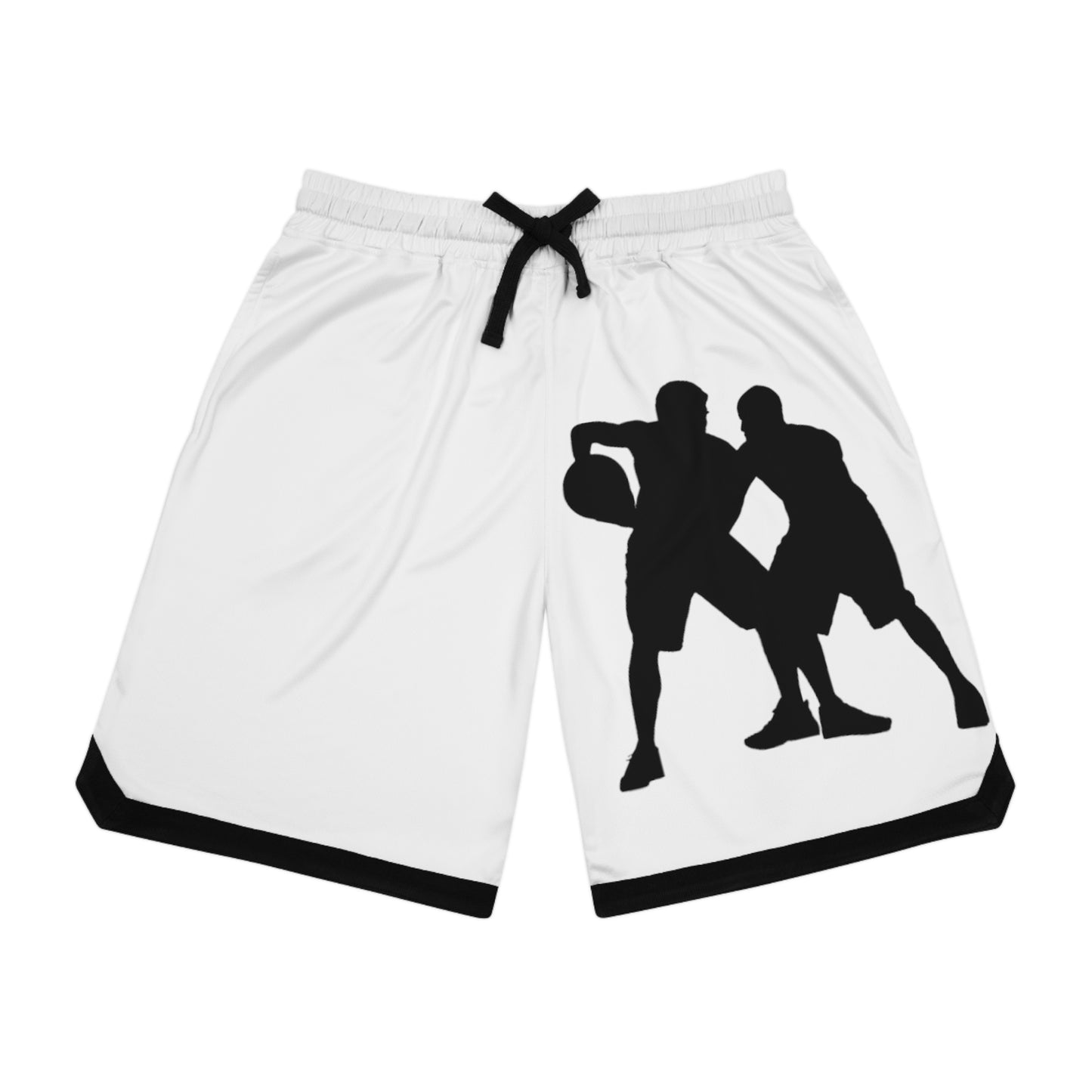 Basketball Rib Shorts: Basketball White