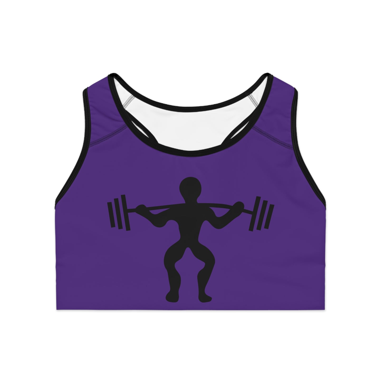 Sports Bra: Weightlifting Purple