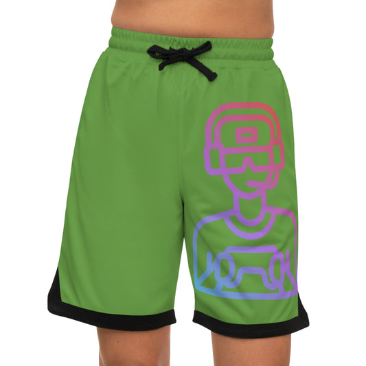 Basketball Rib Shorts: Gaming Green