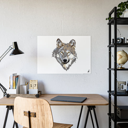 Gloss Posters: Wolves White