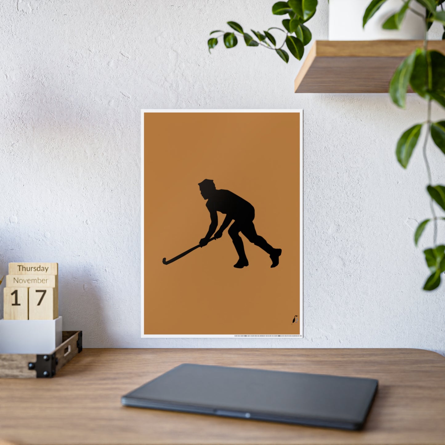 Gloss Posters: Hockey Lite Brown