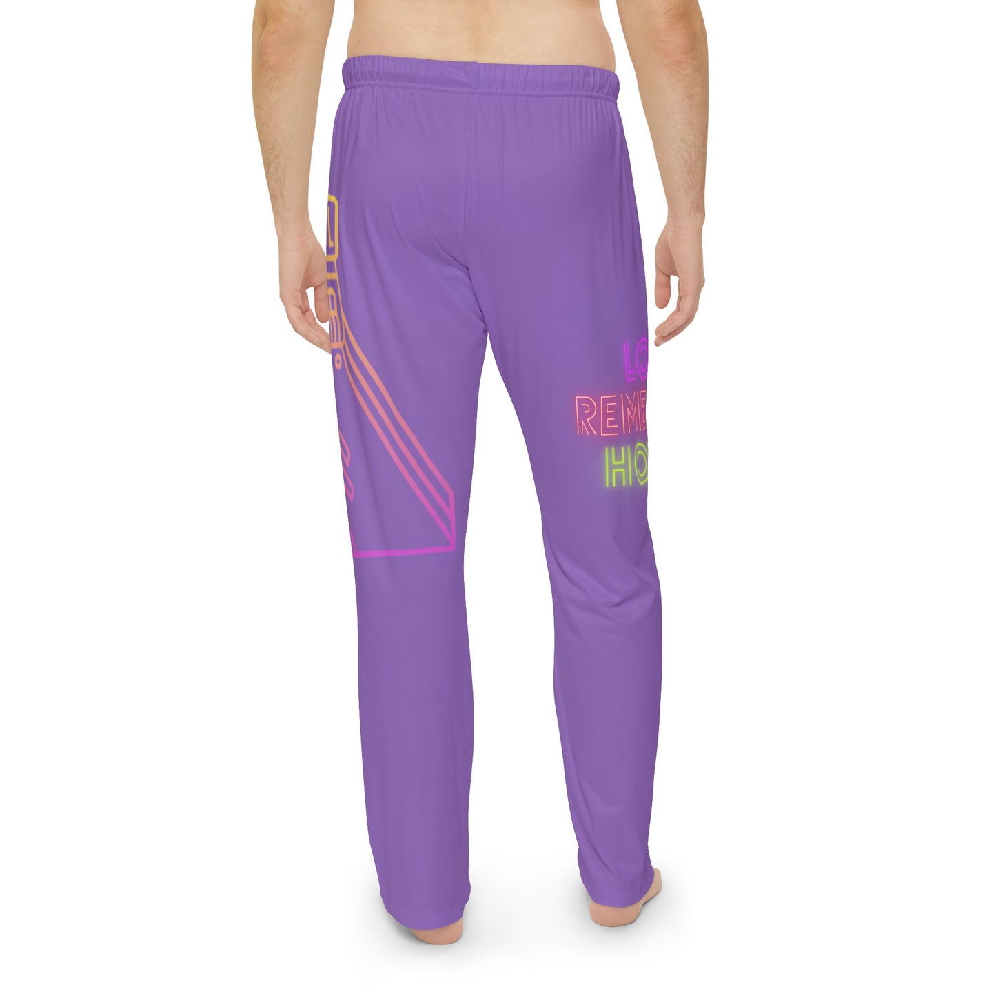 Men's Pajama Pants: Bowling Lite Purple