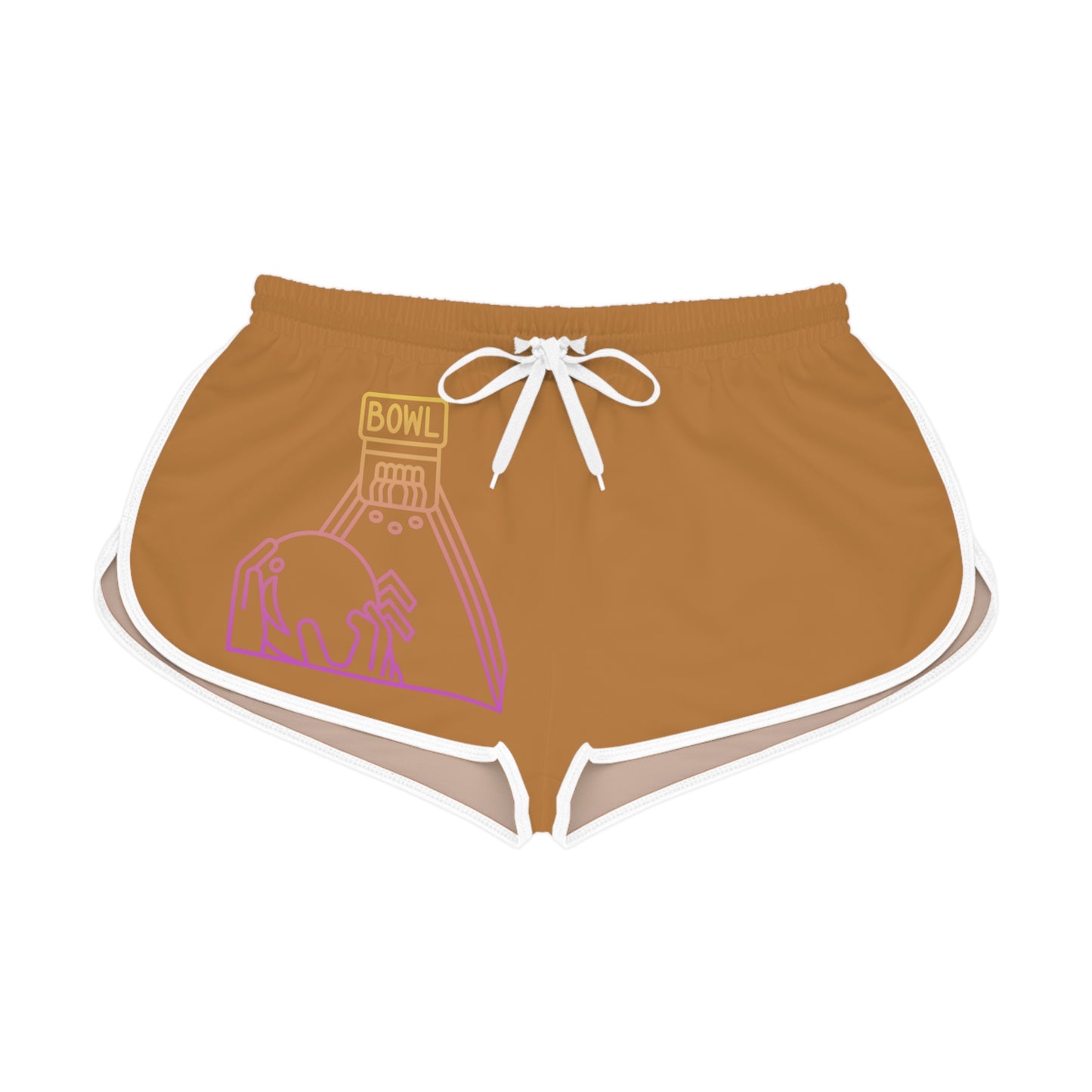 Women's Relaxed Shorts: Bowling Lite Brown