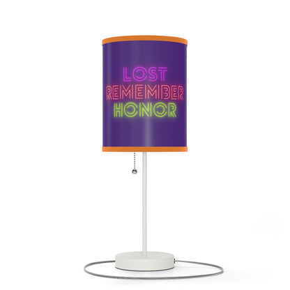 Lamp on a Stand, US|CA plug: Wolves Purple