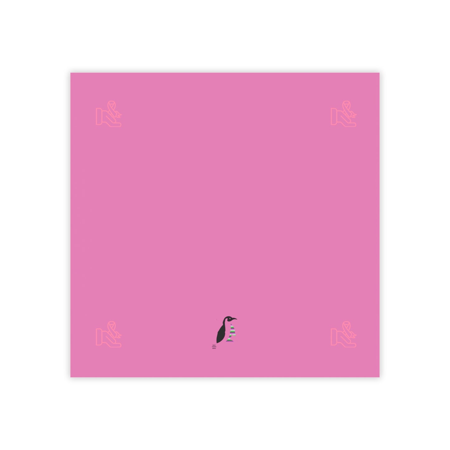 Post-it® Note Pads: Fight Cancer Lite Pink