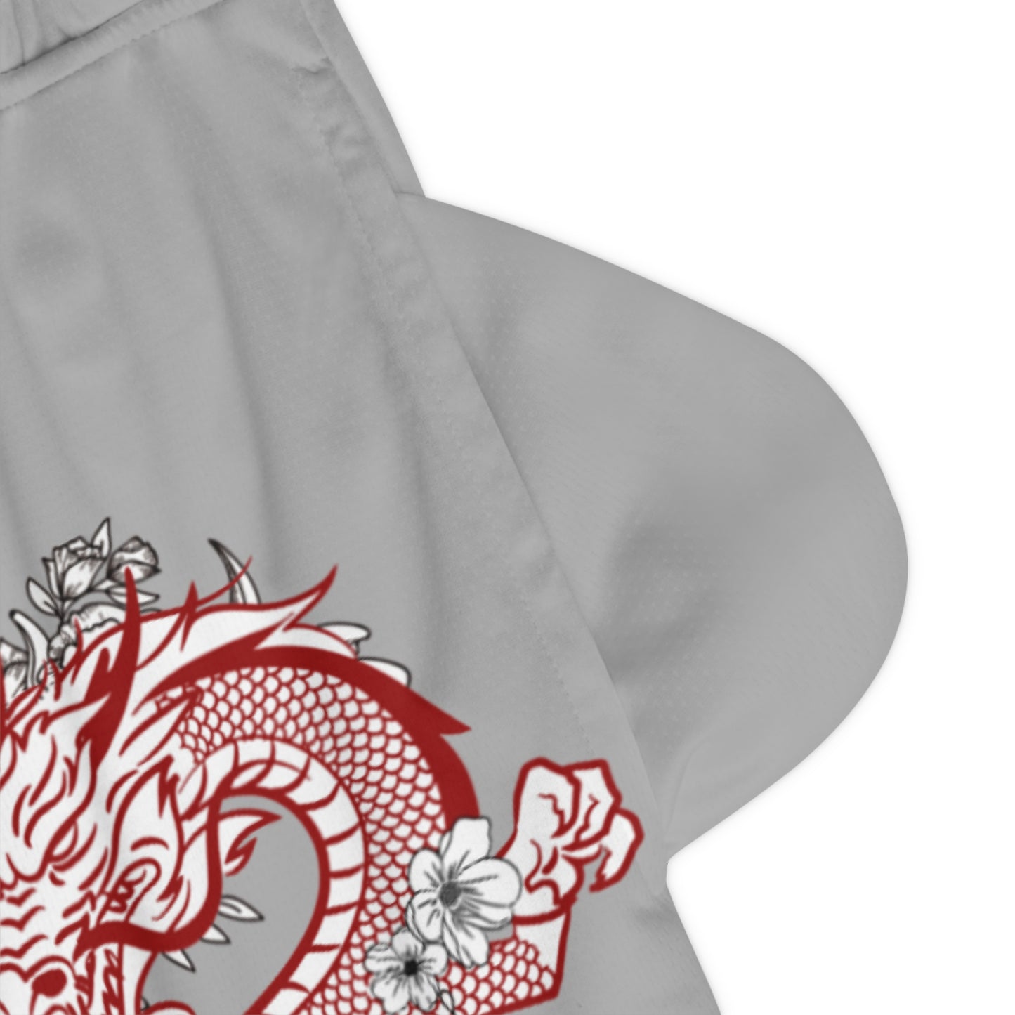 Basketball Rib Shorts: Dragons Lite Grey