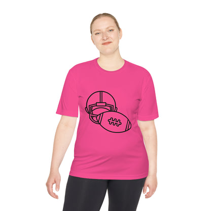 Moisture Wicking Tee: Football #3