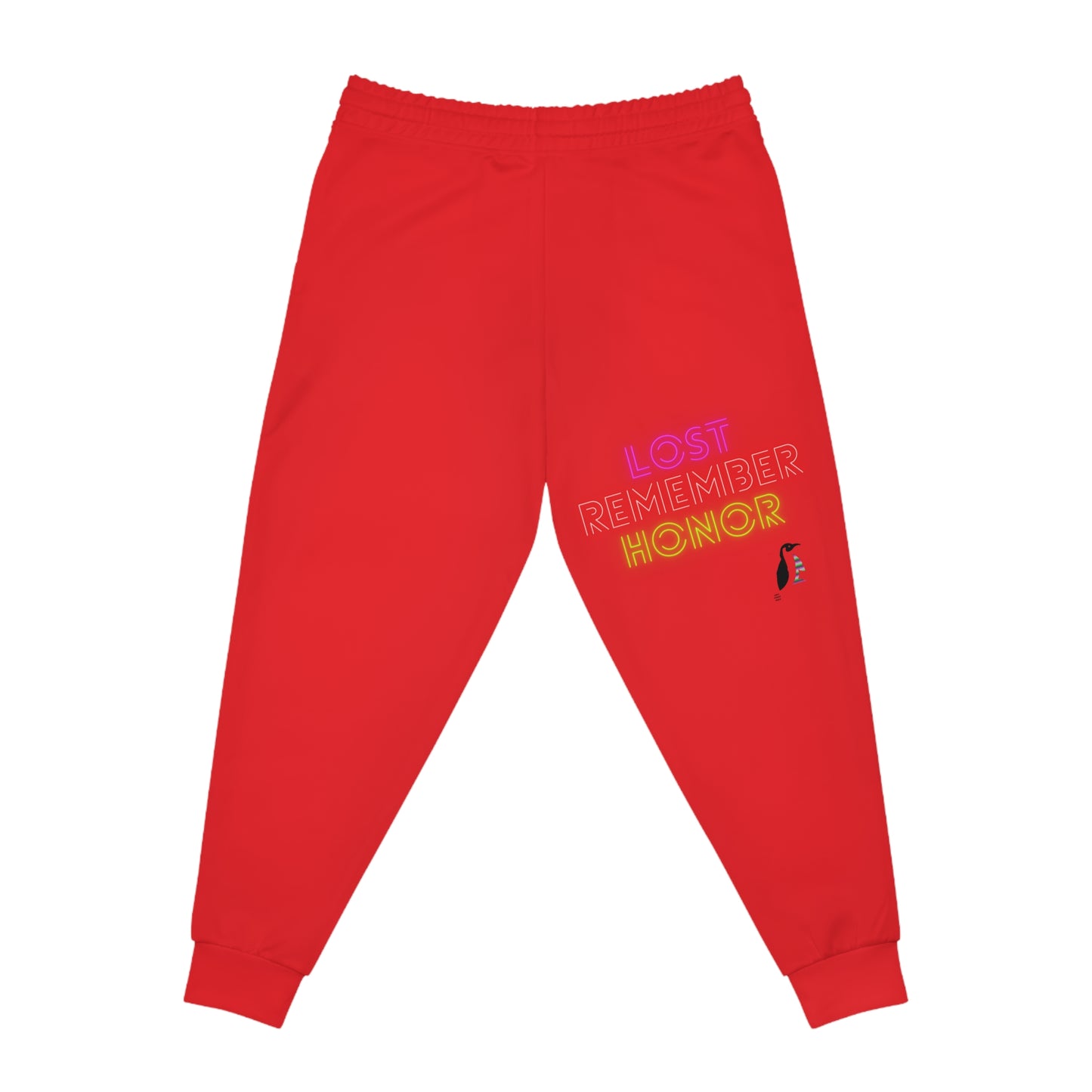 Athletic Joggers: LGBTQ Pride Red