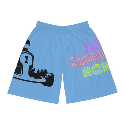 Basketball Shorts: Racing Lite Blue