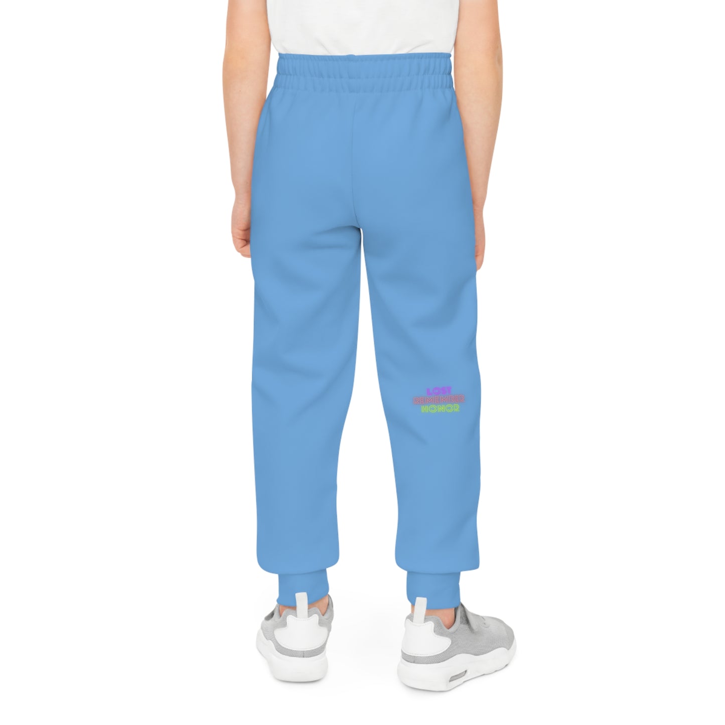 Youth Joggers: Crazy Penguin World Logo Lite Blue