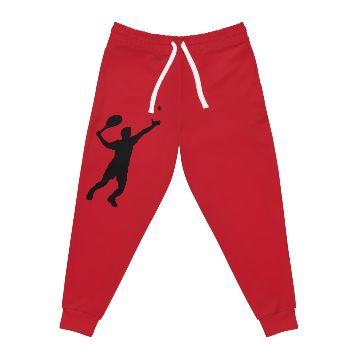 Athletic Joggers: Tennis Dark Red