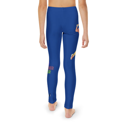 Youth Full-Length Leggings: Golf Dark Blue