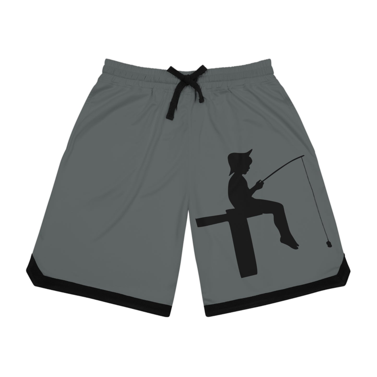 Basketball Rib Shorts: Fishing Dark Grey