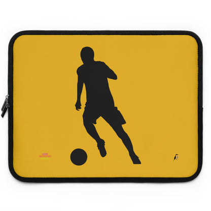 Laptop Sleeve: Soccer Yellow