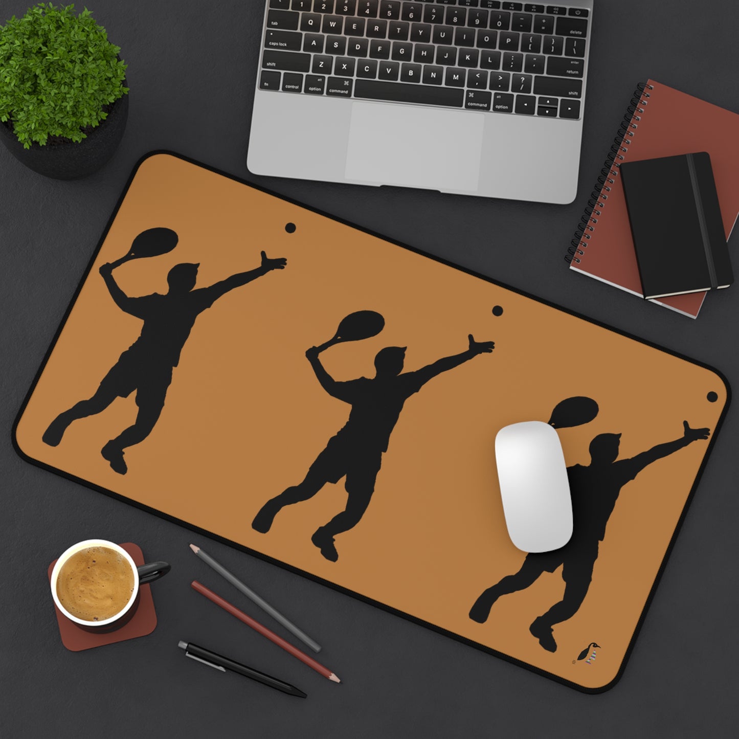 Desk Mat: Tennis Lite Brown