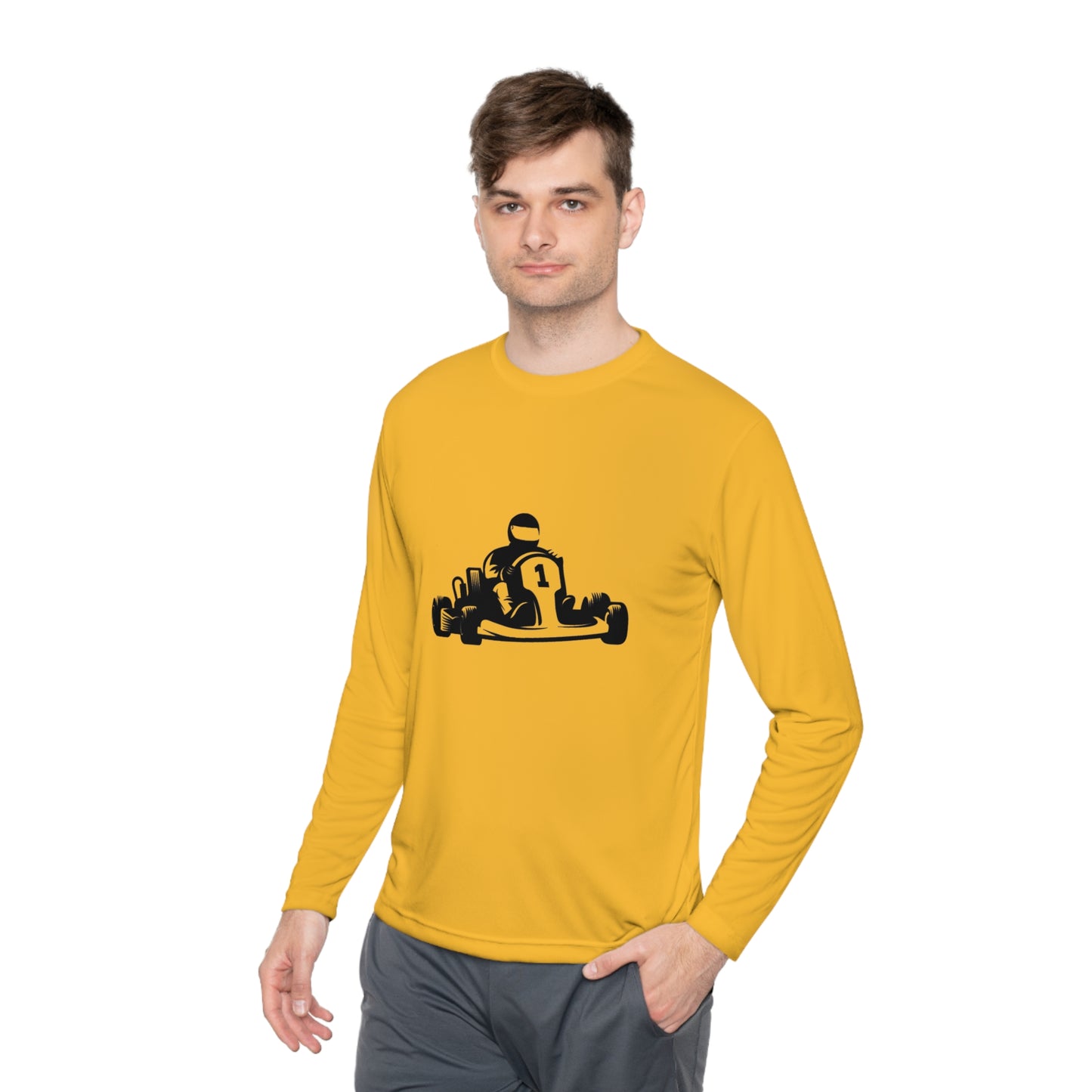 Lightweight Long Sleeve Tee: Racing #1