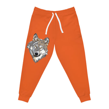 Athletic Joggers: Wolves Orange