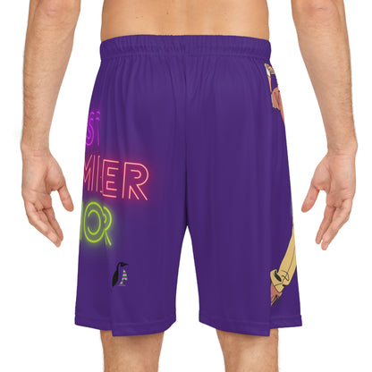 Basketball Shorts: Golf Purple