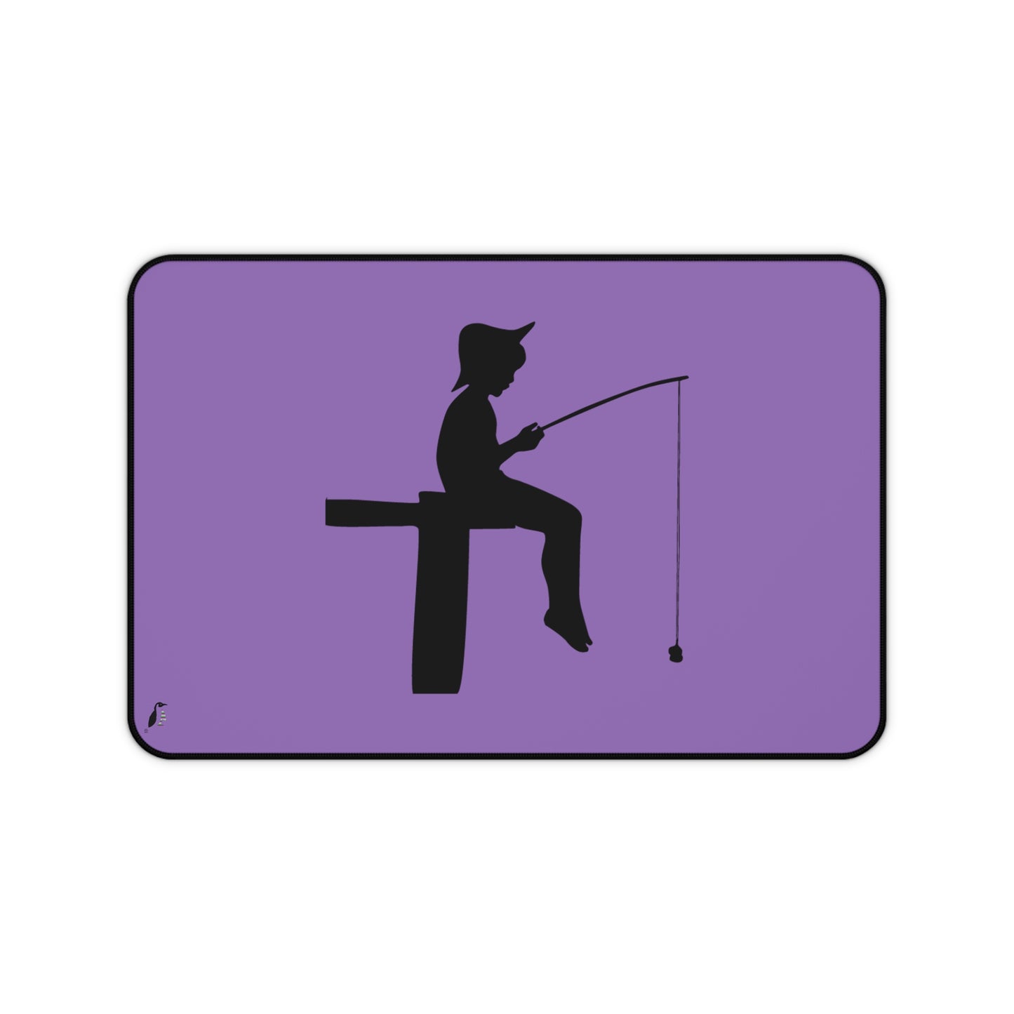 Desk Mat: Fishing Lite Purple