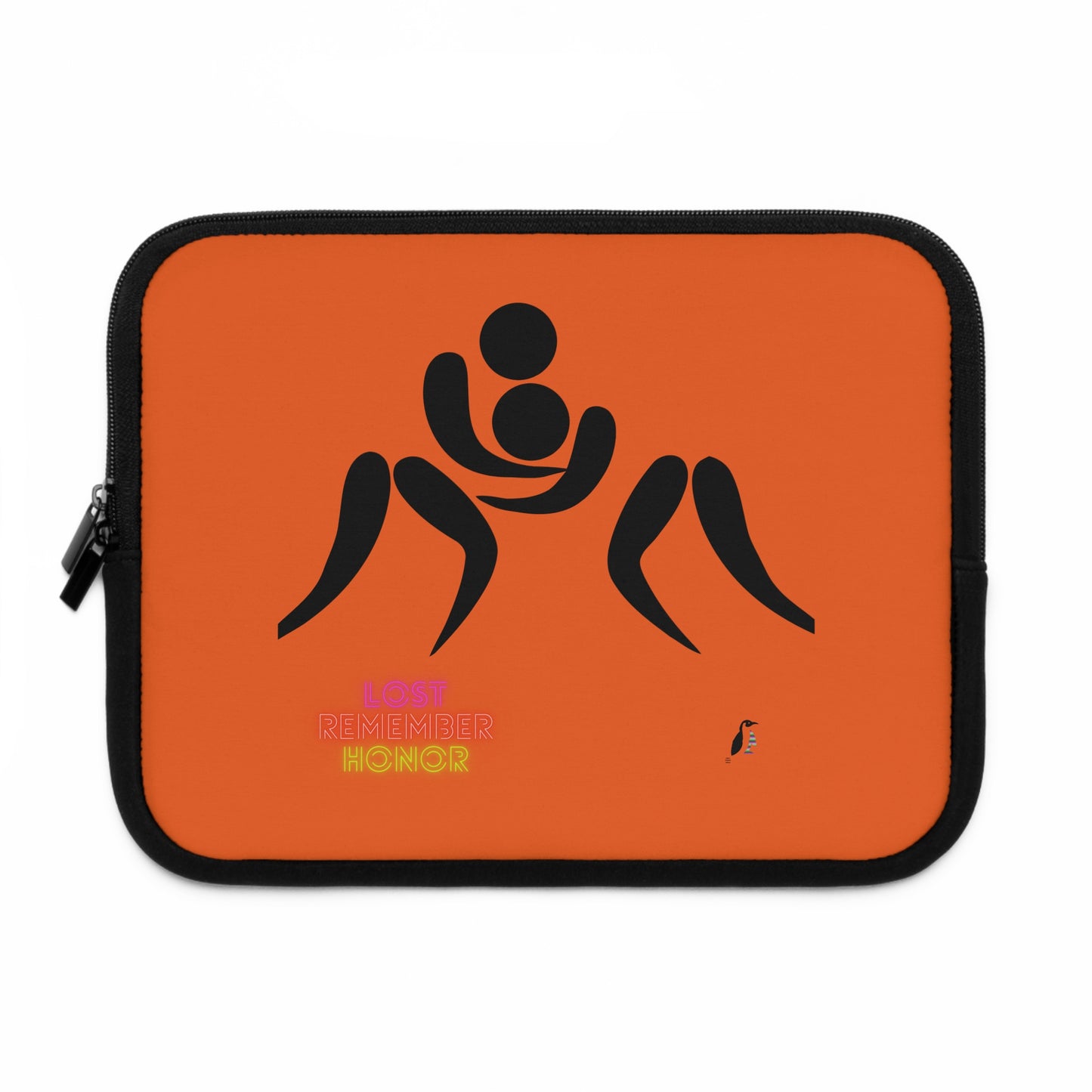 Laptop Sleeve: Wrestling Orange