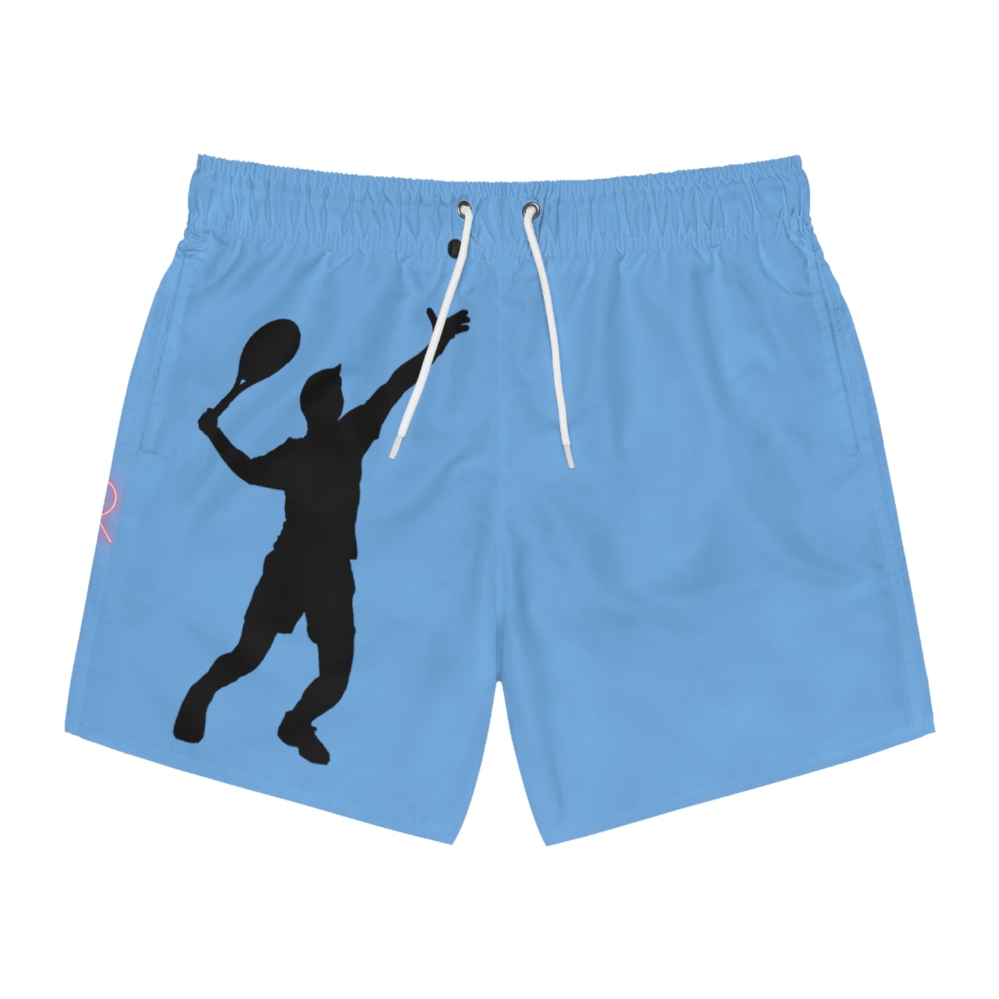 Swim Trunks: Tennis Lite Blue