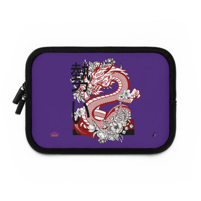 Laptop Sleeve: Dragons Purple