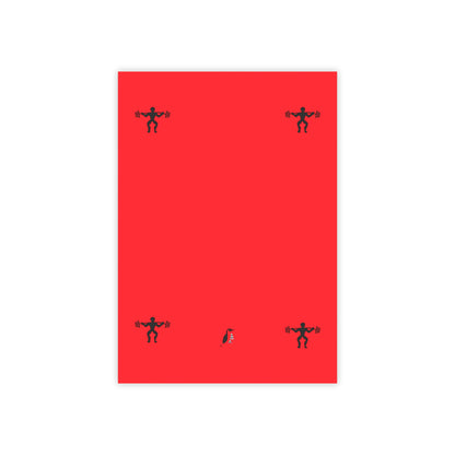 Post-it® Note Pads: Weightlifting Red