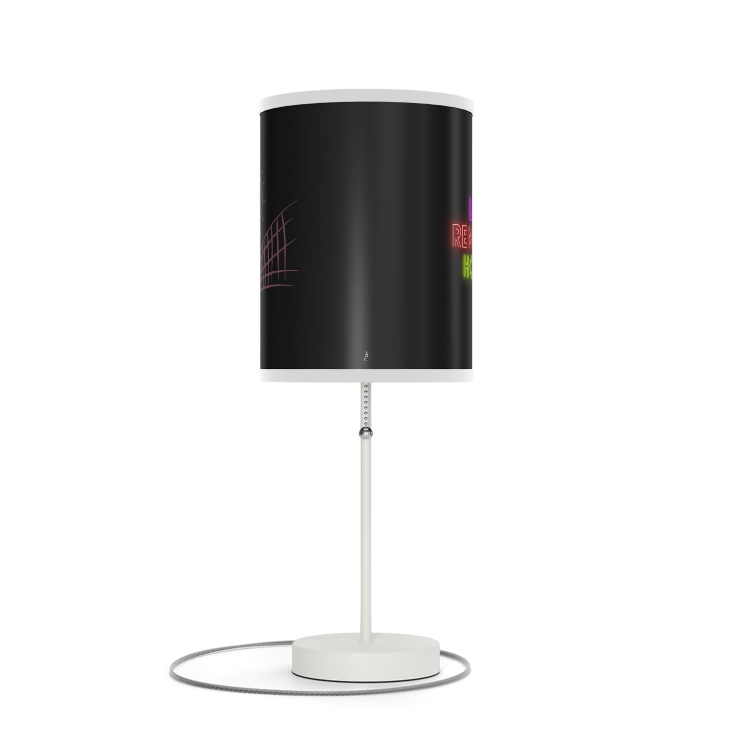 Lamp on a Stand, US|CA plug: Volleyball Black