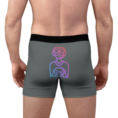 Men's Boxer Briefs: Gaming Dark Grey