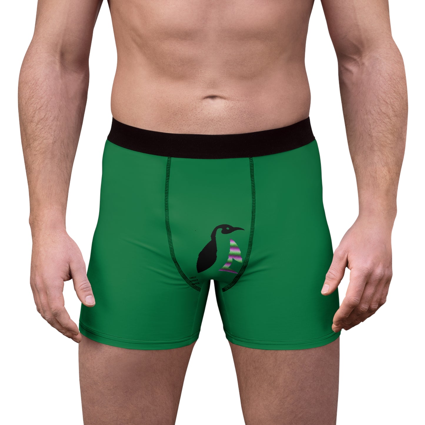 Men's Boxer Briefs Football Dark Green