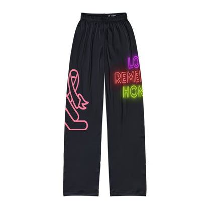 Kids Pajama Pants: Fight Cancer Black