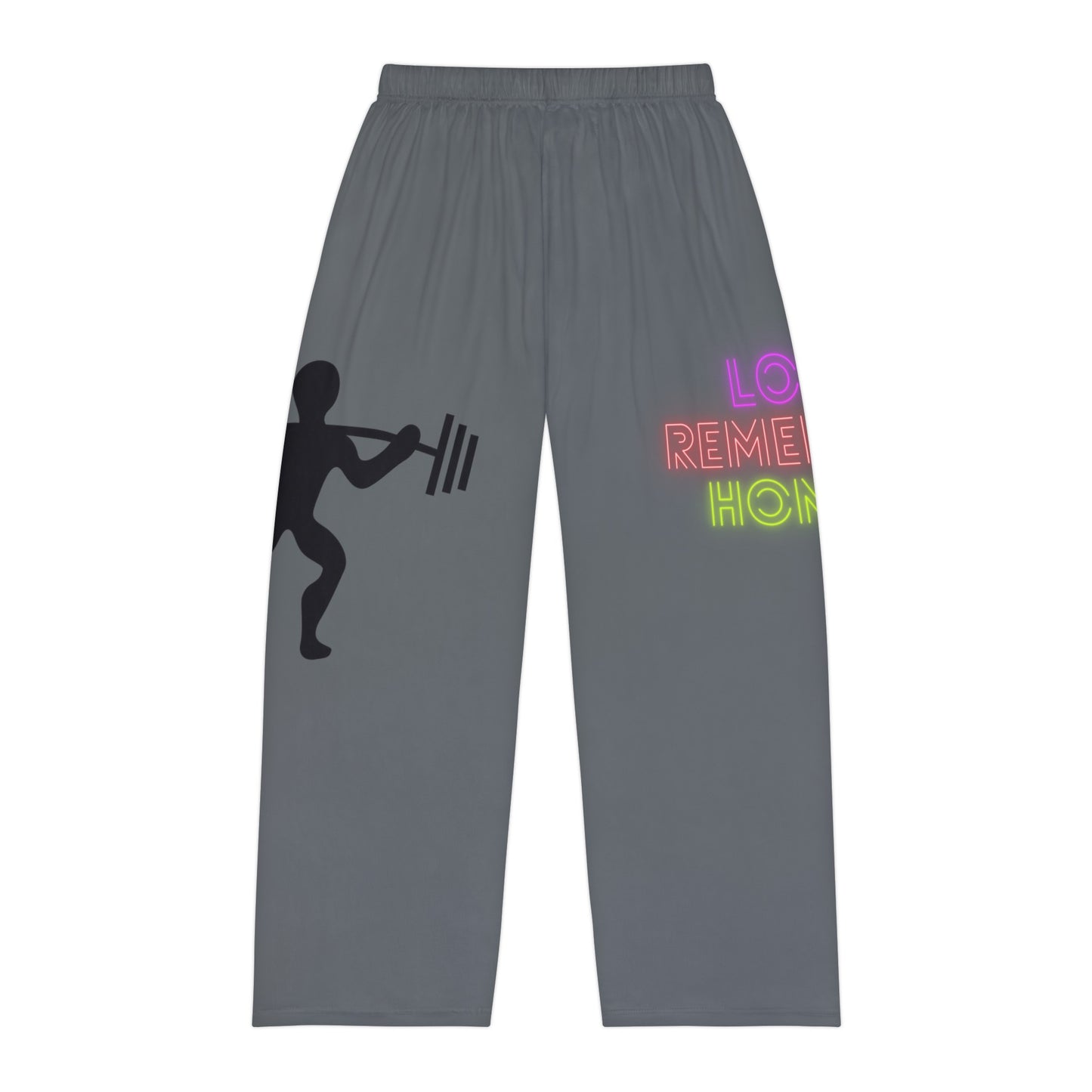 Men's Pajama Pants: Weightlifting Dark Grey