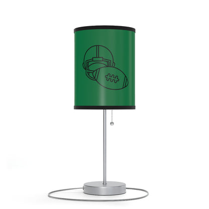 Lamp on a Stand, US|CA plug: Football Dark Green