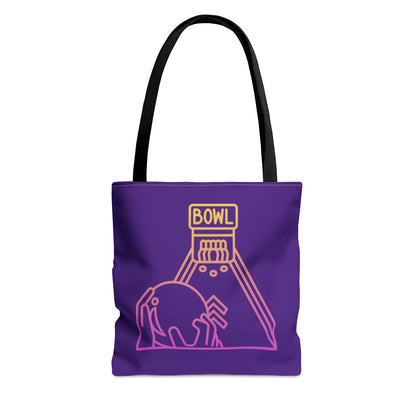 Tote Bag: Bowling Purple