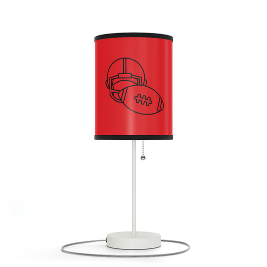 Lamp on a Stand, US|CA plug: Football Red