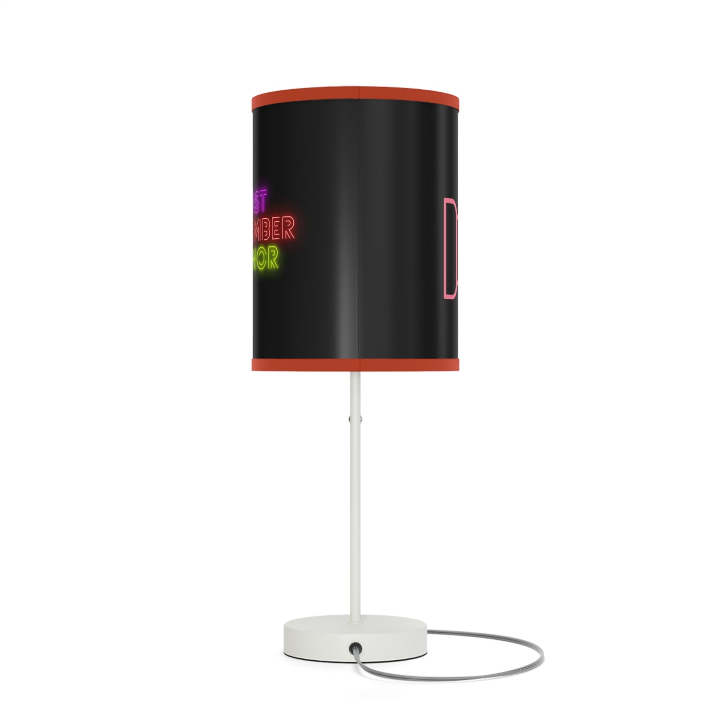 Lamp on a Stand, US|CA plug: Fight Cancer Black