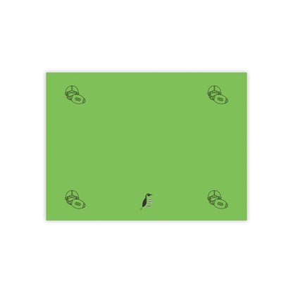 Post-it® Note Pads: Football Green