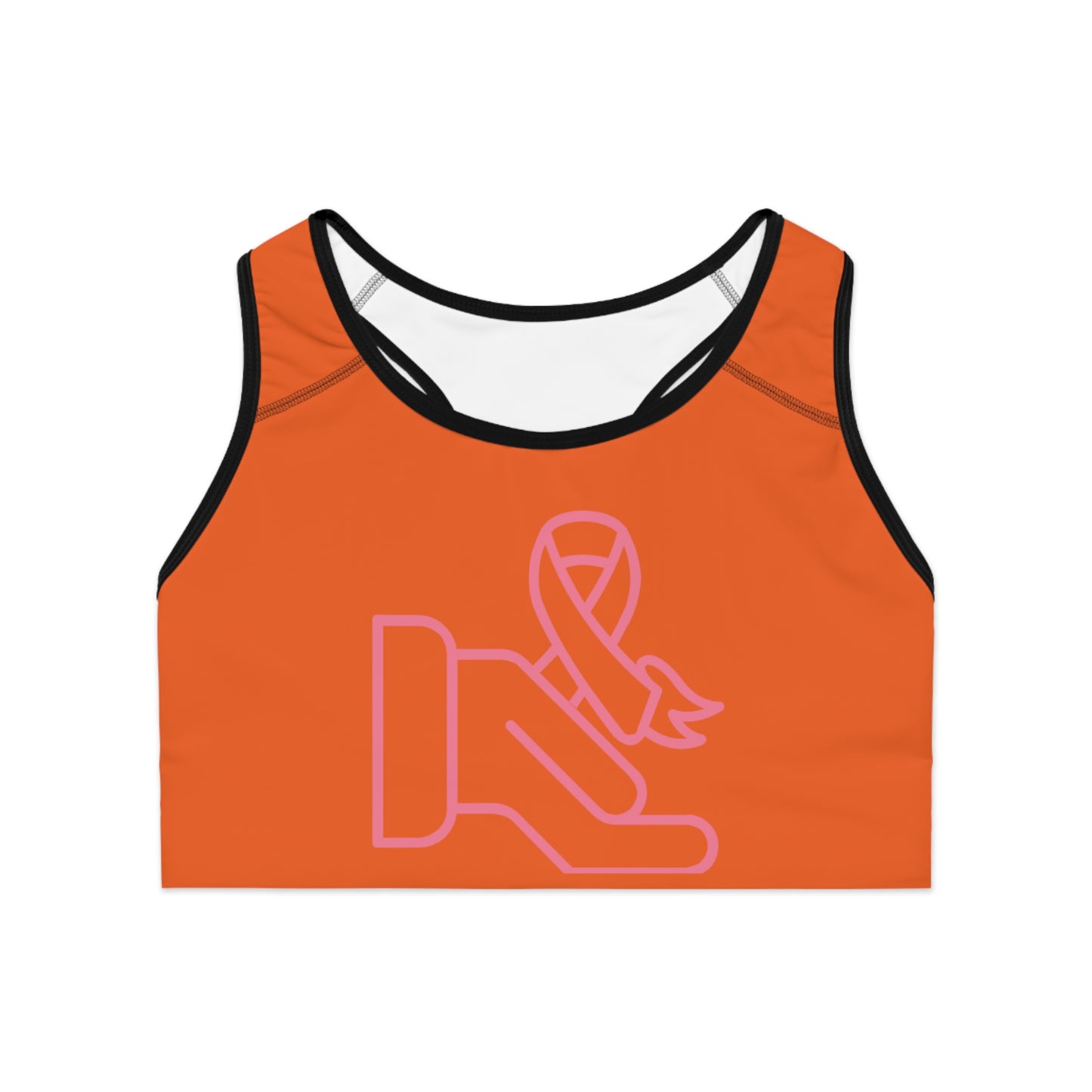 Sports Bra: Fight Cancer Orange