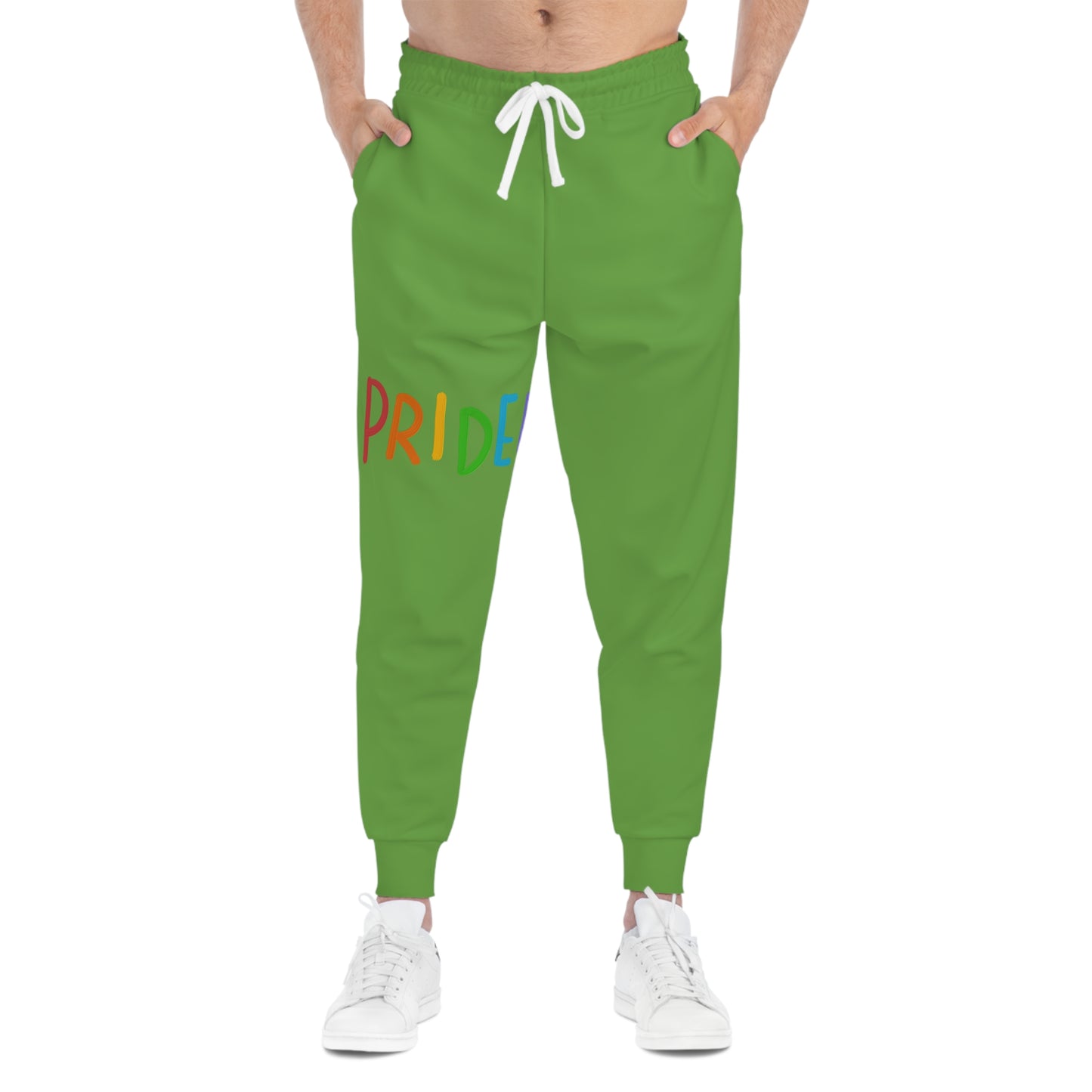 Athletic Joggers: LGBTQ Pride Green