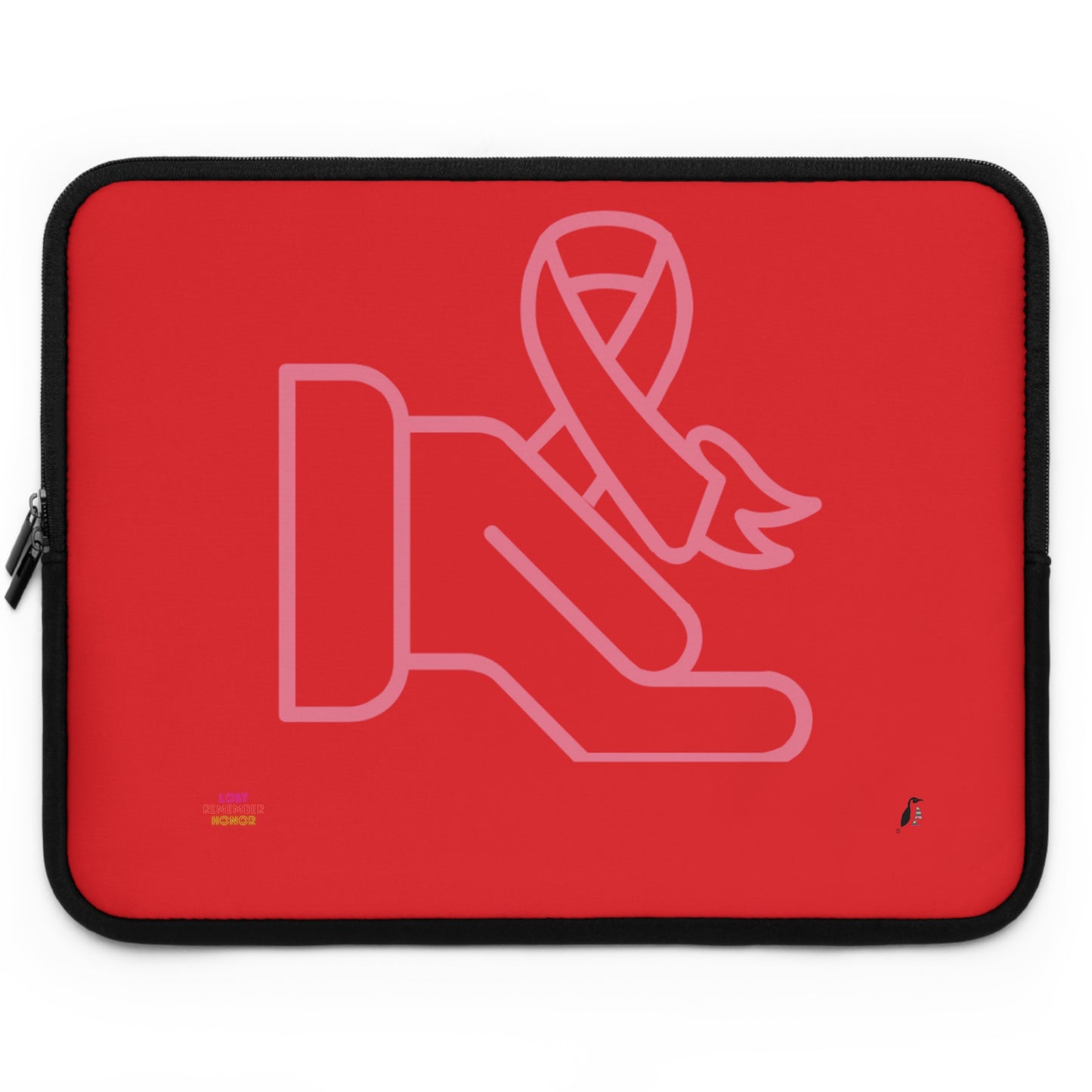 Laptop Sleeve: Fight Cancer Red