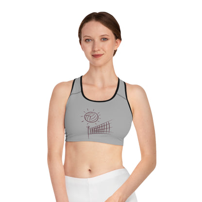 Sports Bra: Volleyball Lite Grey