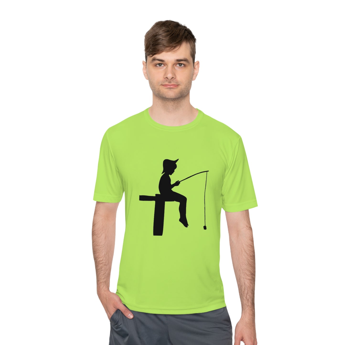 Moisture Wicking Tee: Fishing #2