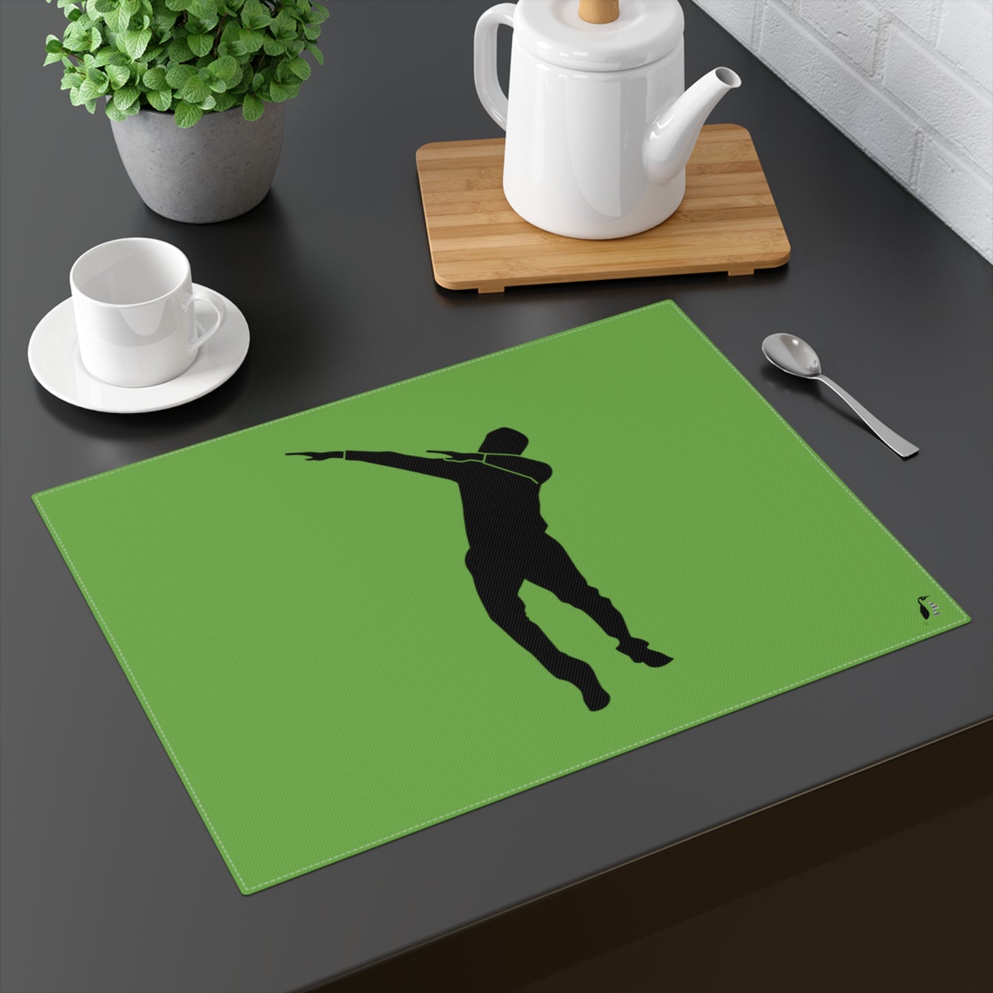 Placemat, 1pc: Dance Green