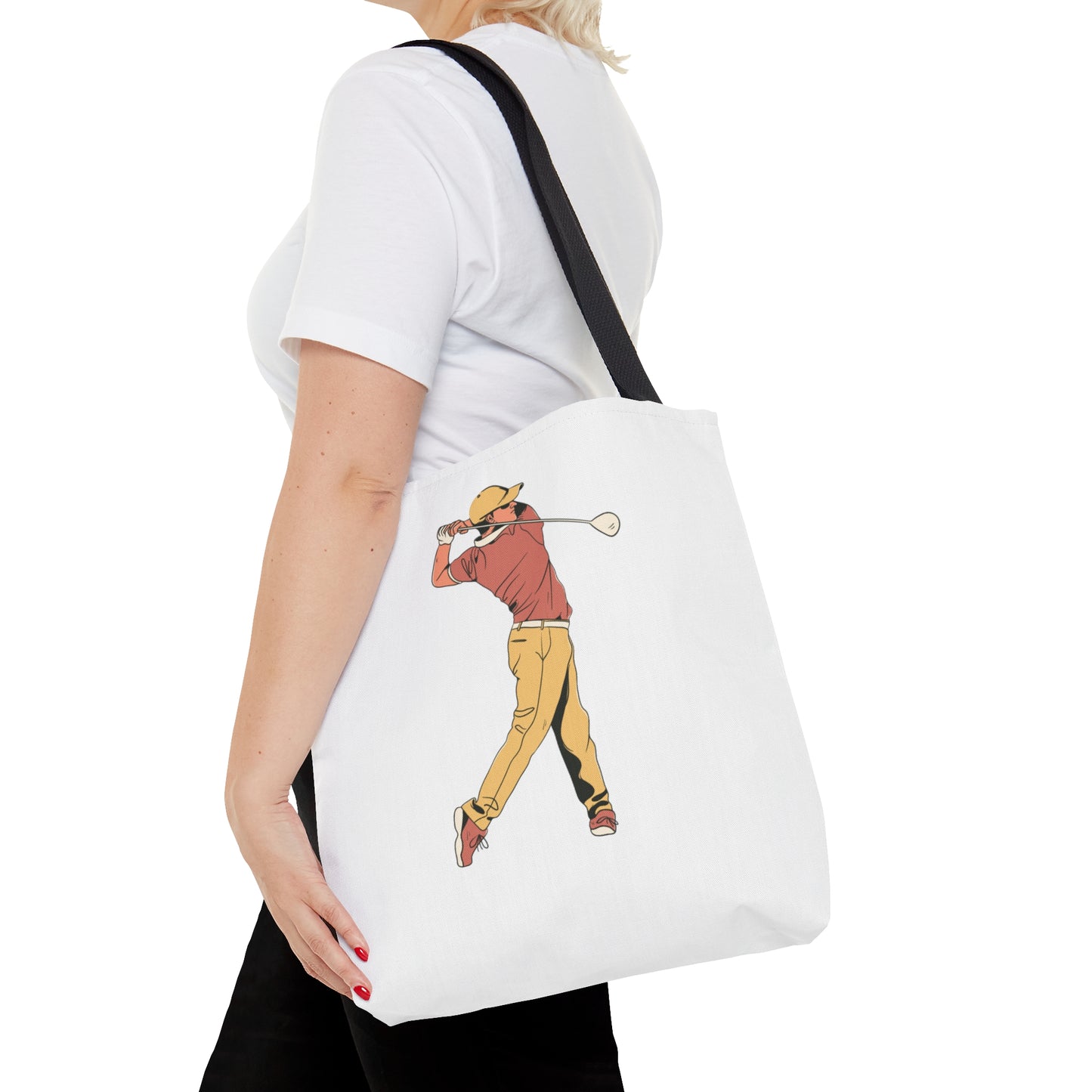 Tote Bag: Golf White