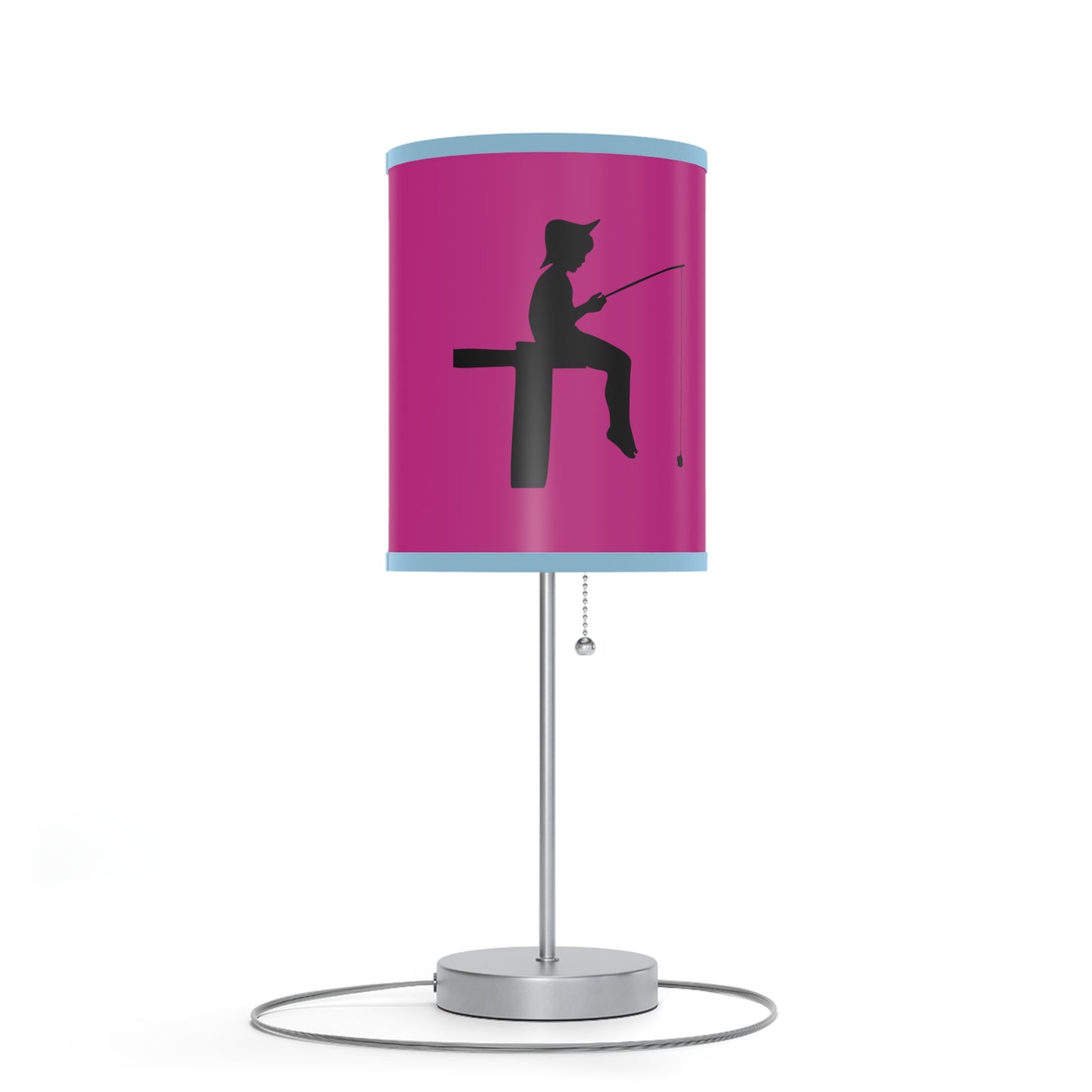 Lamp on a Stand, US|CA plug: Fishing Pink 