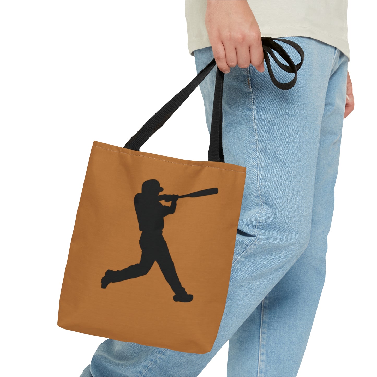 Tote Bag: Baseball Lite Brown