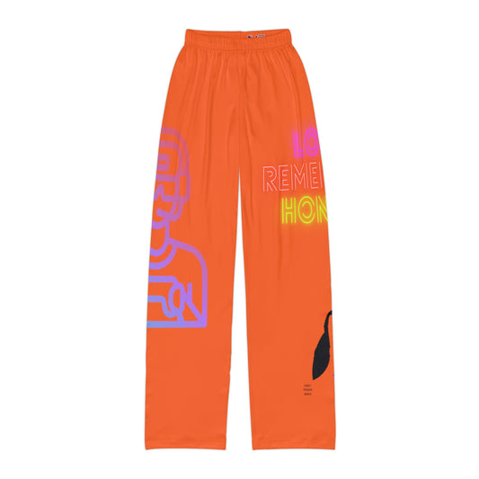 Kids Pajama Pants: Gaming Orange